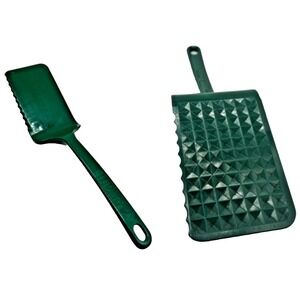 Vintage Ultratemp green Serrated Spatula Flipper Turner Corning Visions 2104-1